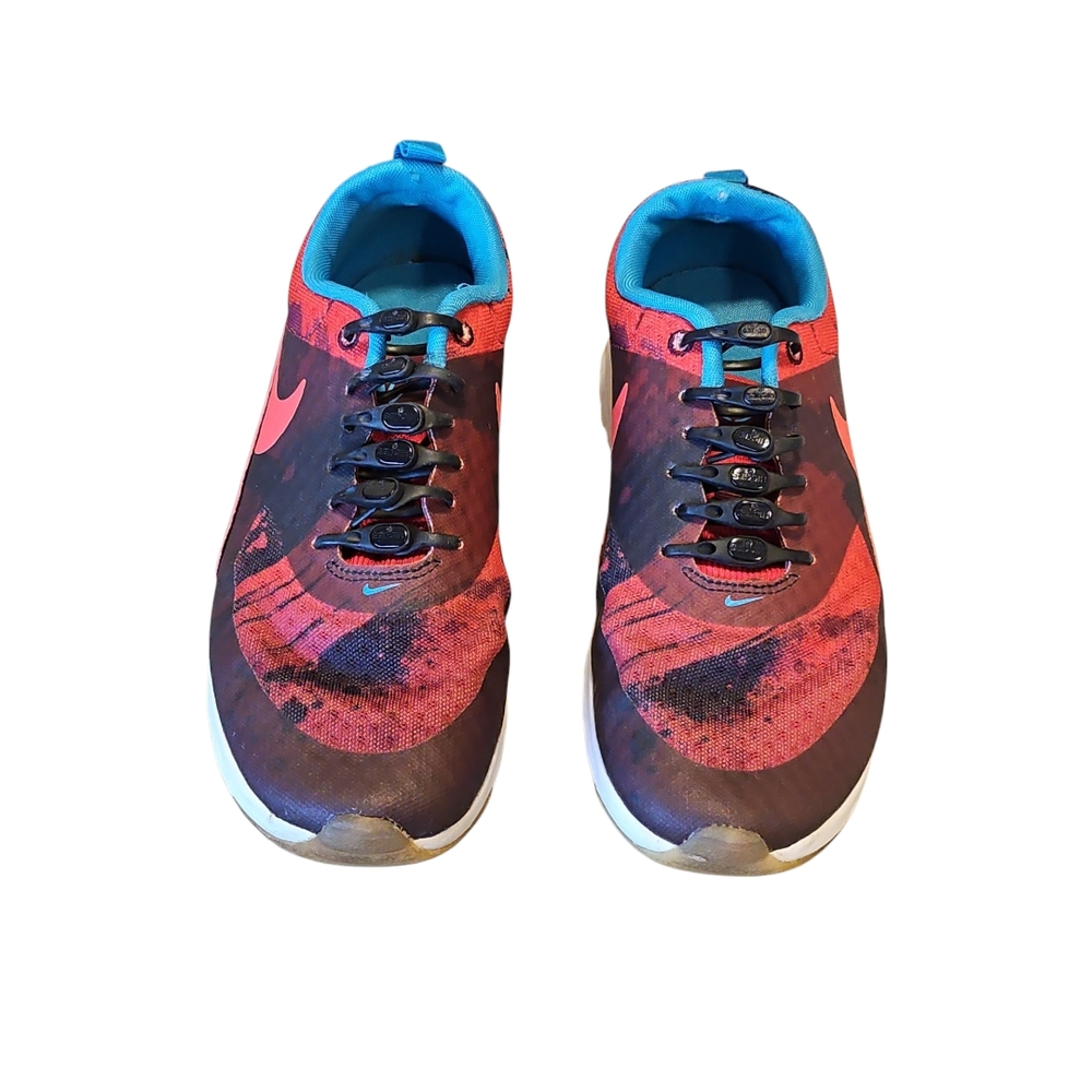 Nike Air Max Thea N7 Maroon/Pink Camo Sneakers - Picture 3 of 7